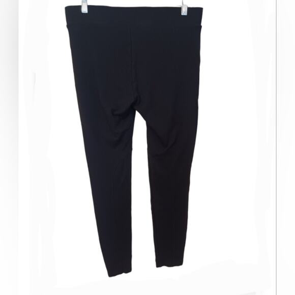 Cabi black knit ankle zip pull on pants. Size Medium - Picture 2 of 7